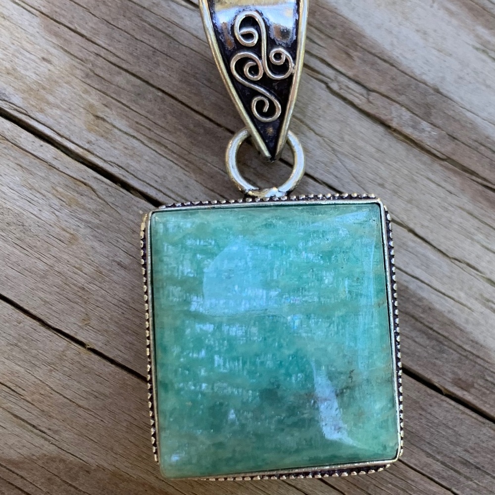 Amazonite Pendant - Picture 4 of 4